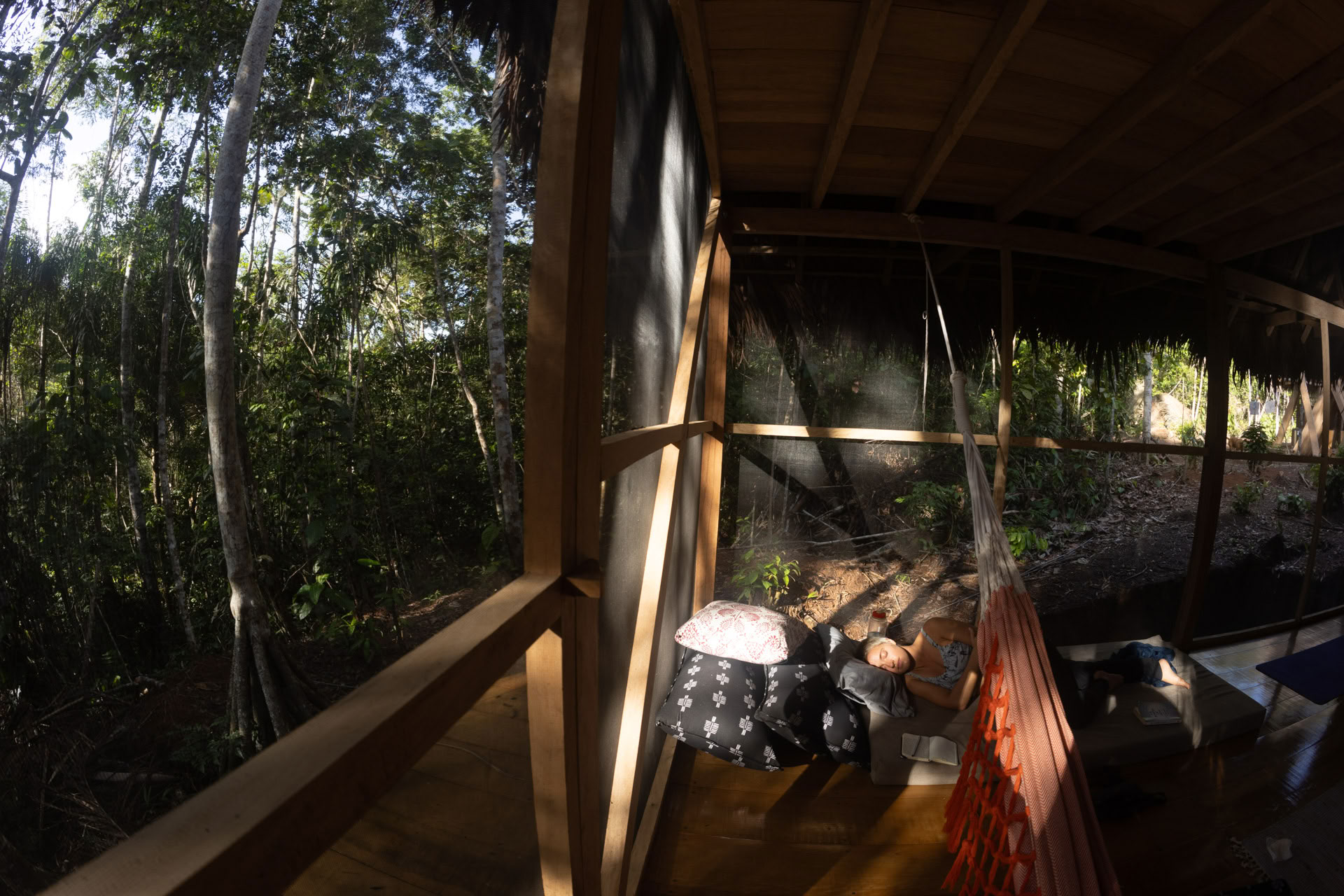 Öppen ayahuasca-retreat