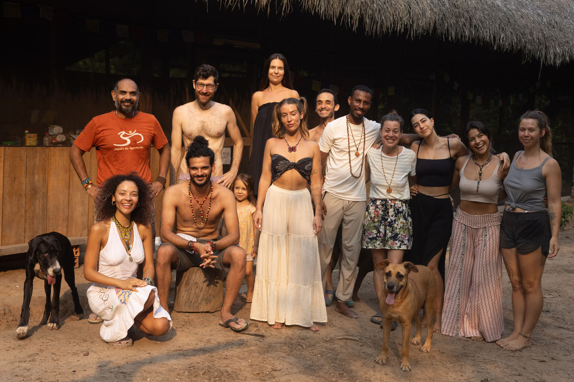 Öppen ayahuasca-retreat