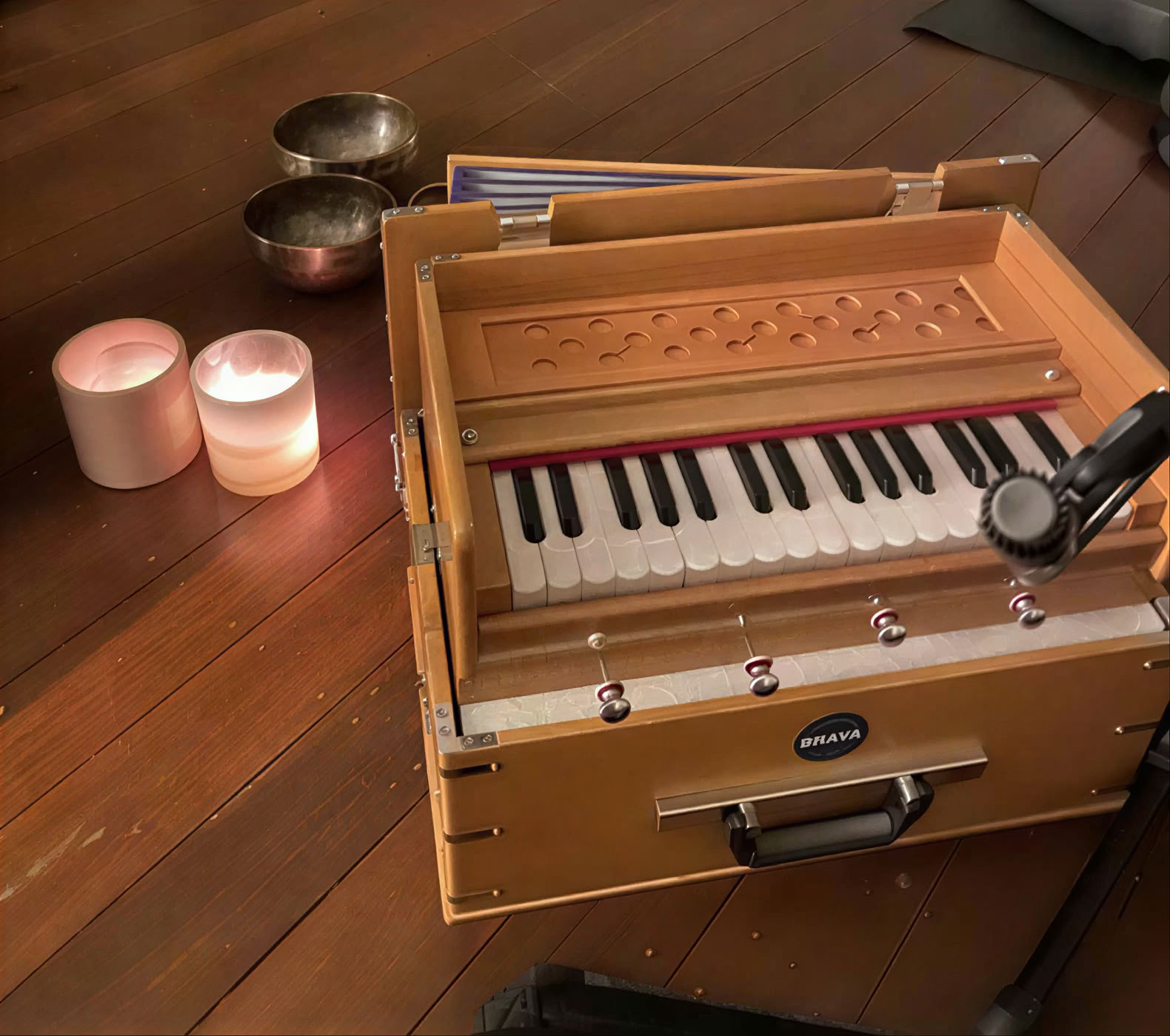 Att lära sig leda kirtan" fördjupning