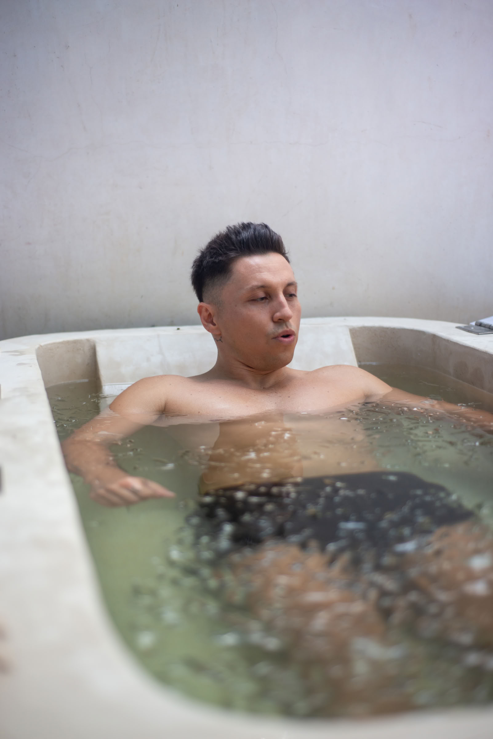 Bastu + kallt dopp + djungelgym