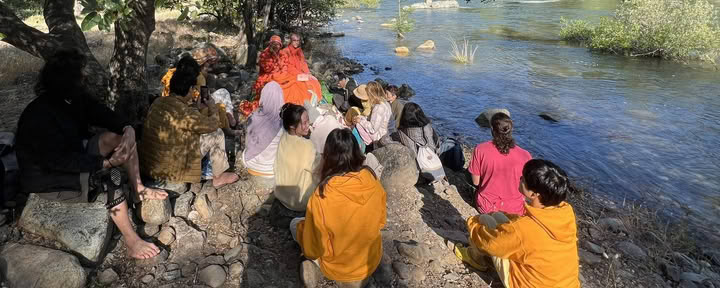 Prana, pranayama och Yuba River