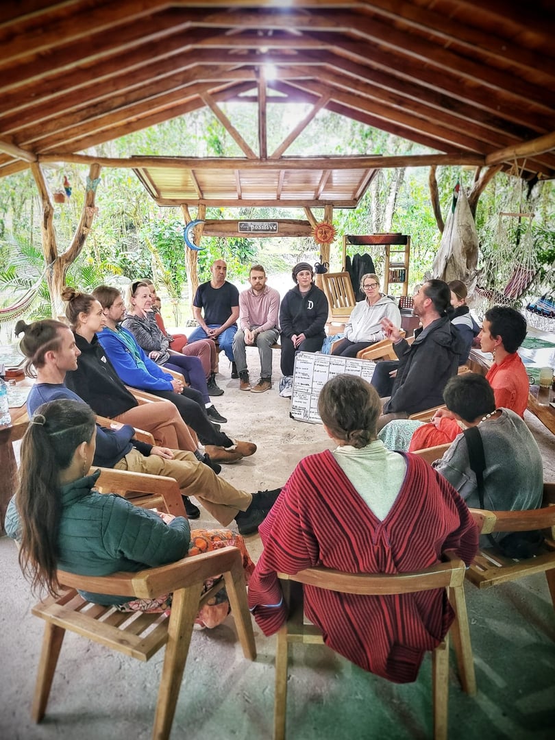 San Pedro-temazkalceremoni på Hayulima naturreservat