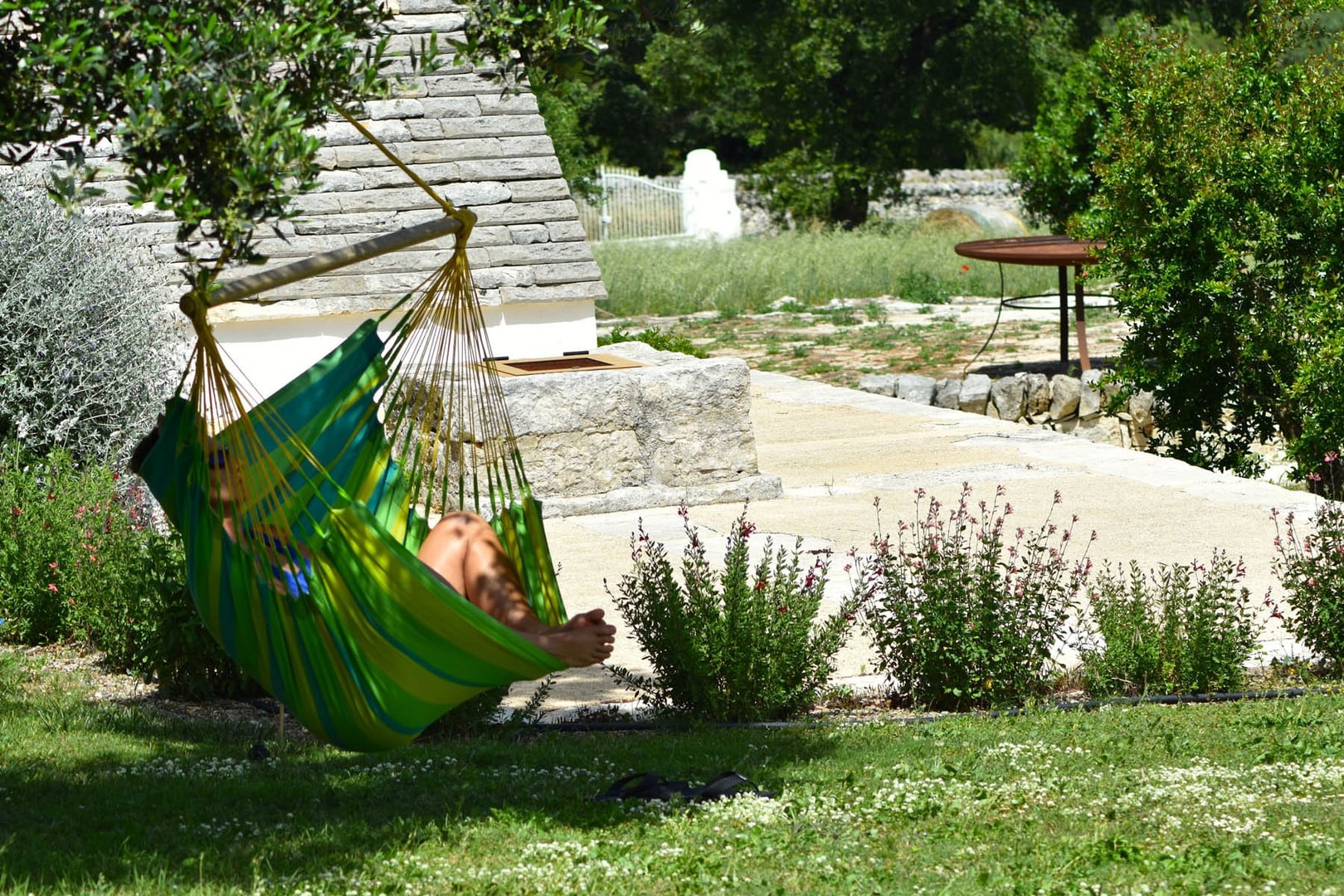 Sommarens lyster-retreat, Puglia, Italien