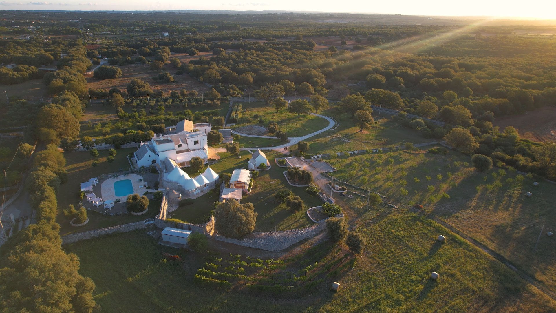 Sommarens lyster-retreat, Puglia, Italien