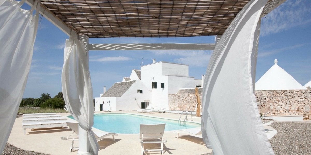 Sommarens lyster-retreat, Puglia, Italien