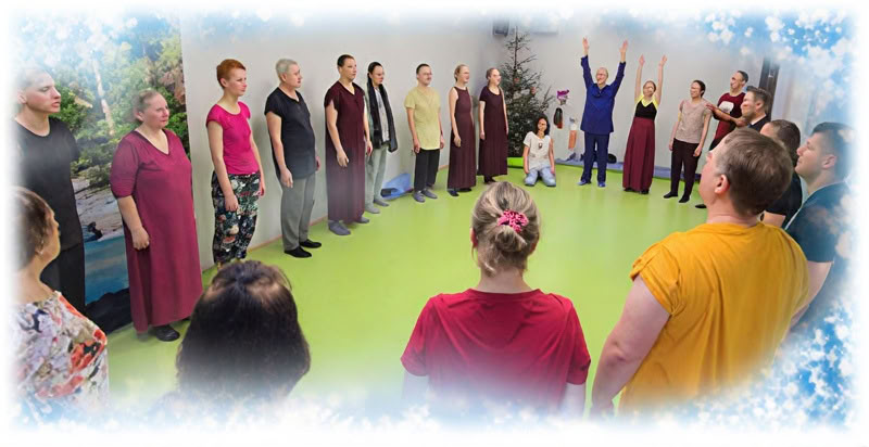 Osho dynamiska meditationer och no-mind-meditationer. På Festival Mandala
