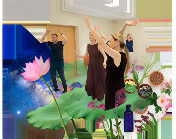 Osho dynamiska meditationer och no-mind-meditationer. På Festival Mandala