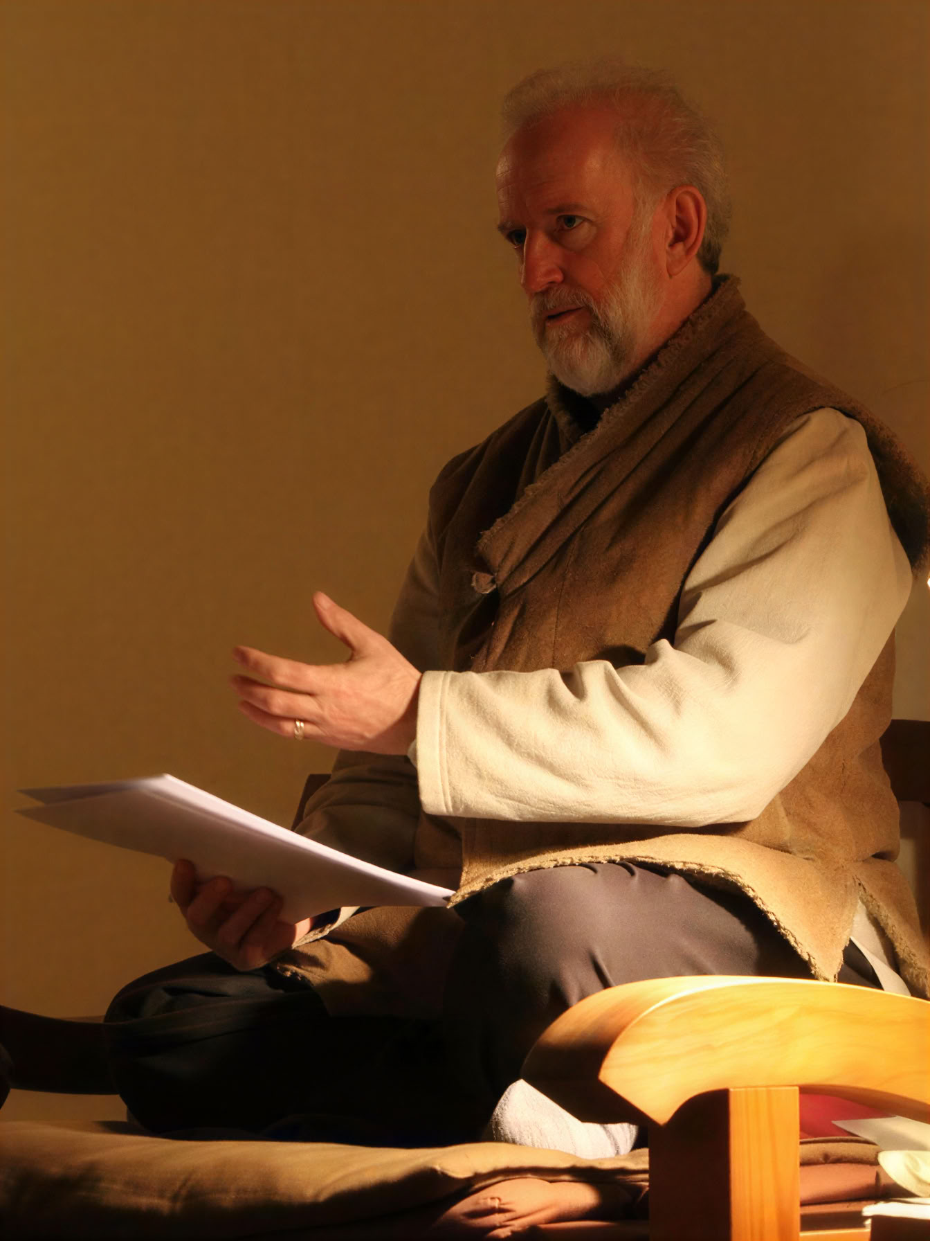 Niodagarsretreat ledd av Greg Scharf, assisterad av Jill Shepherd