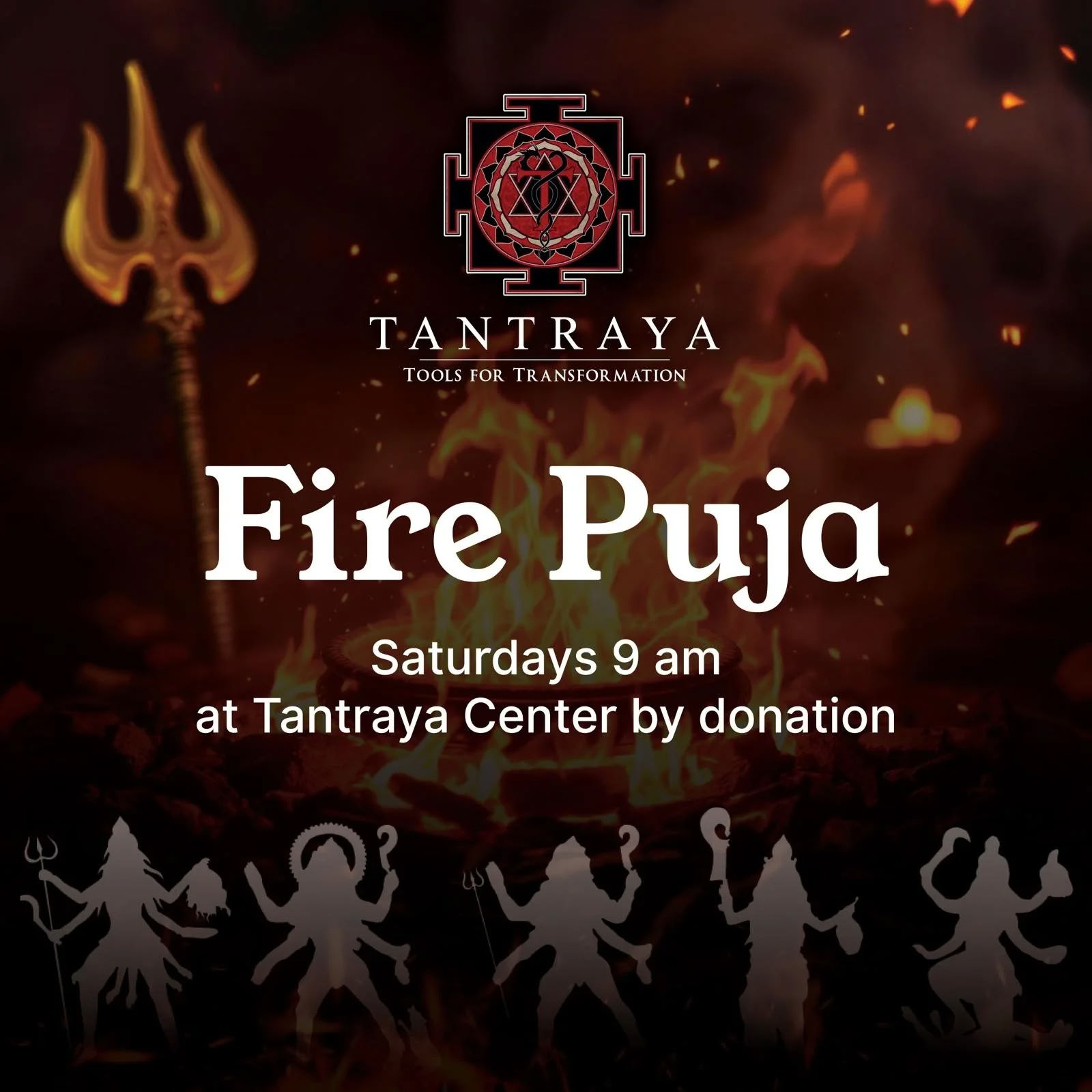 Tantrisk puja- och ayahuascaceremoni