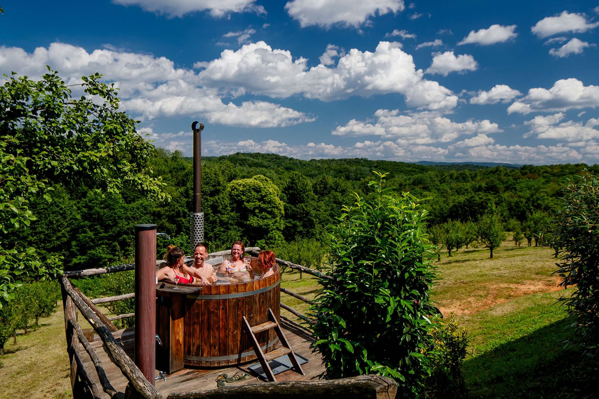 Yoga-retreat i skogen i Kroatien