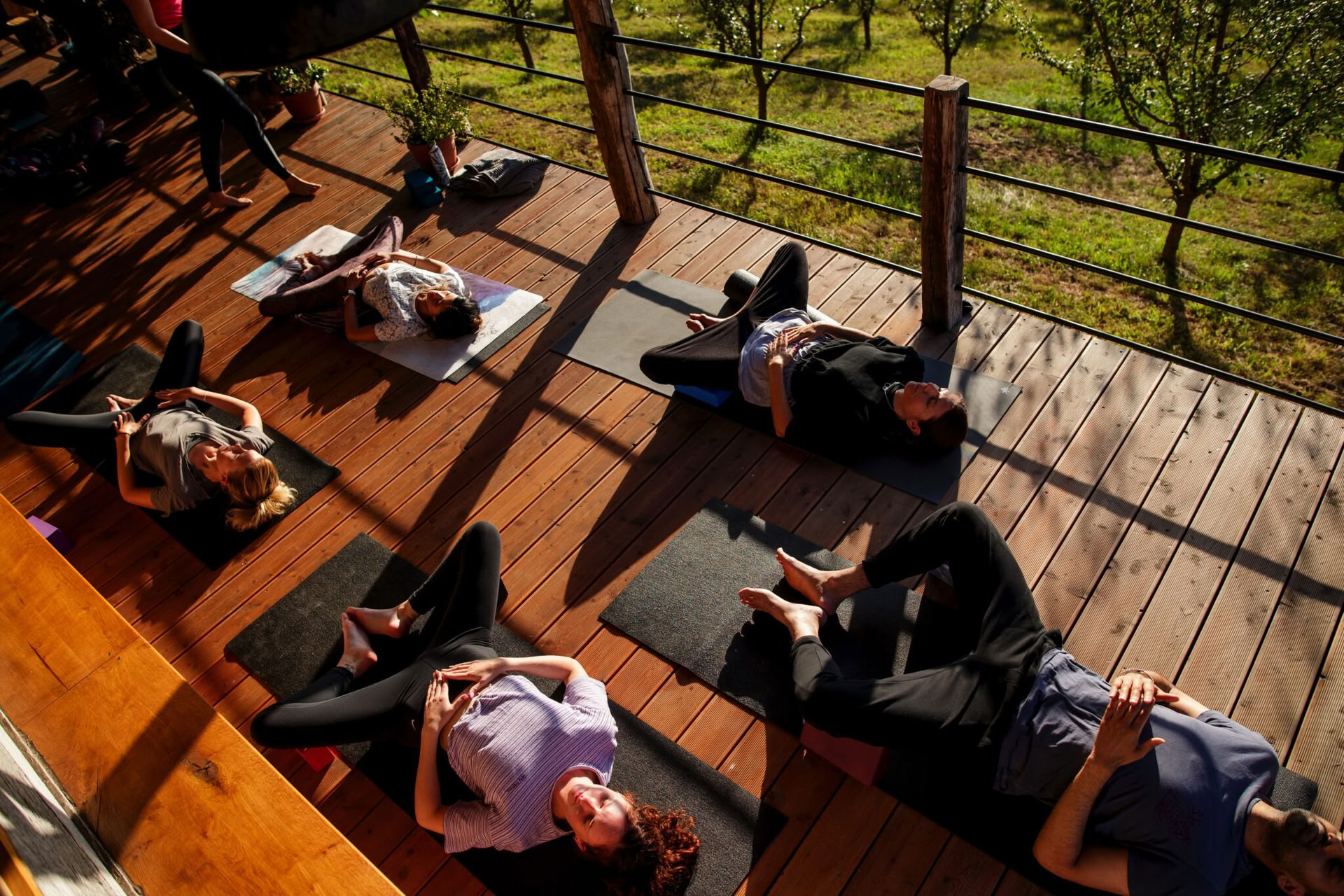Yoga-retreat i skogen i Kroatien