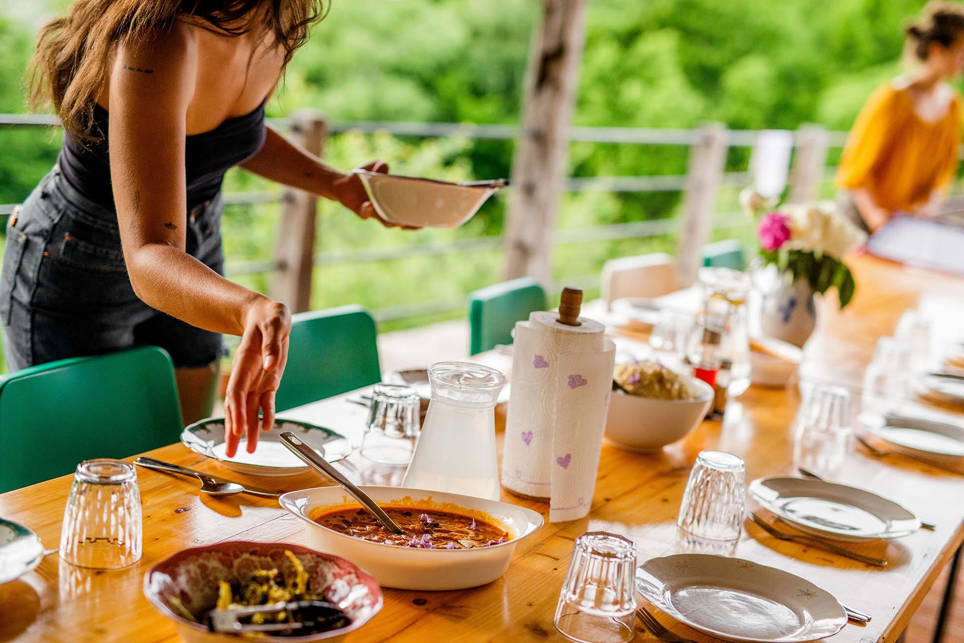 Yoga-retreat i skogen i Kroatien