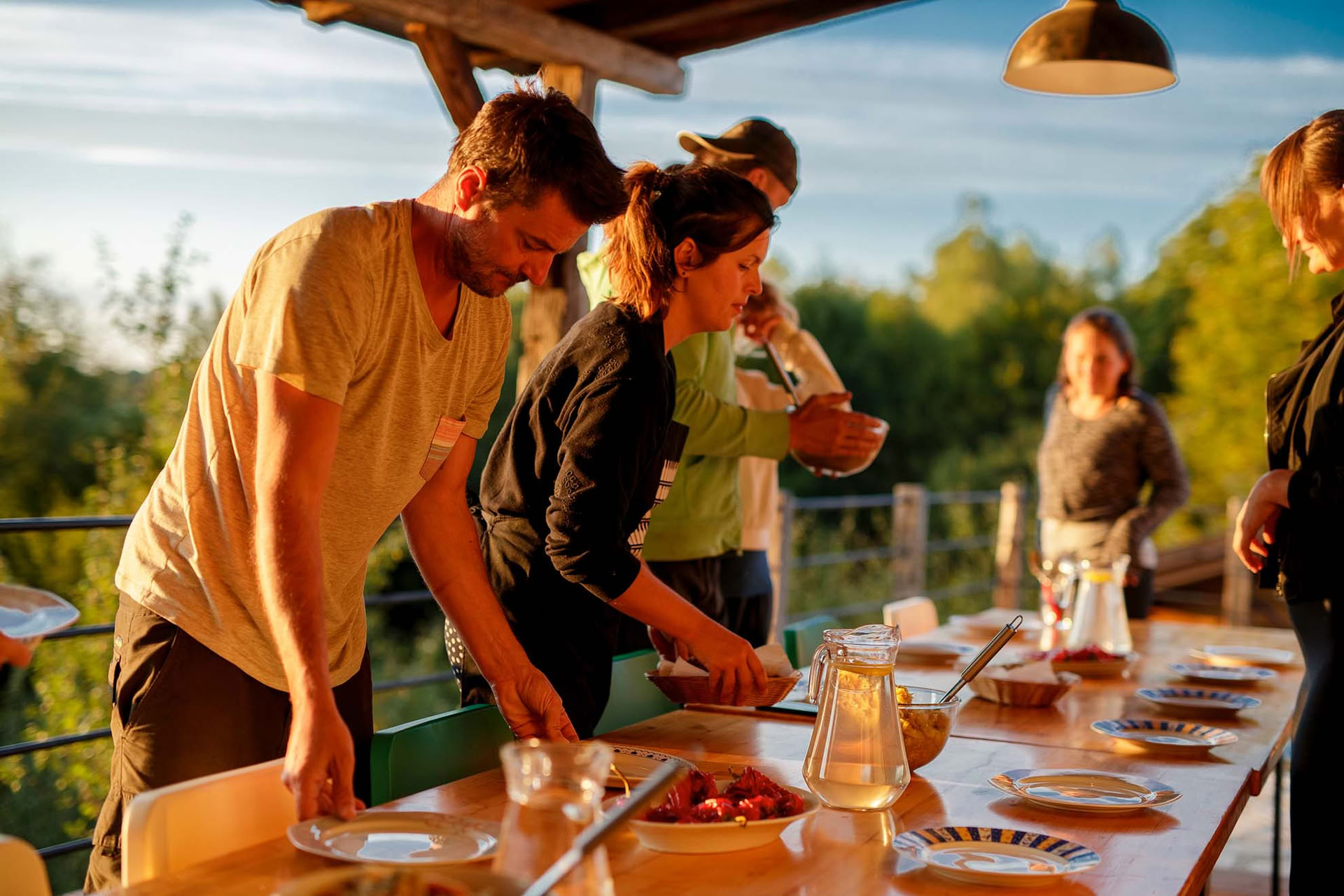 Yoga-retreat i skogen i Kroatien