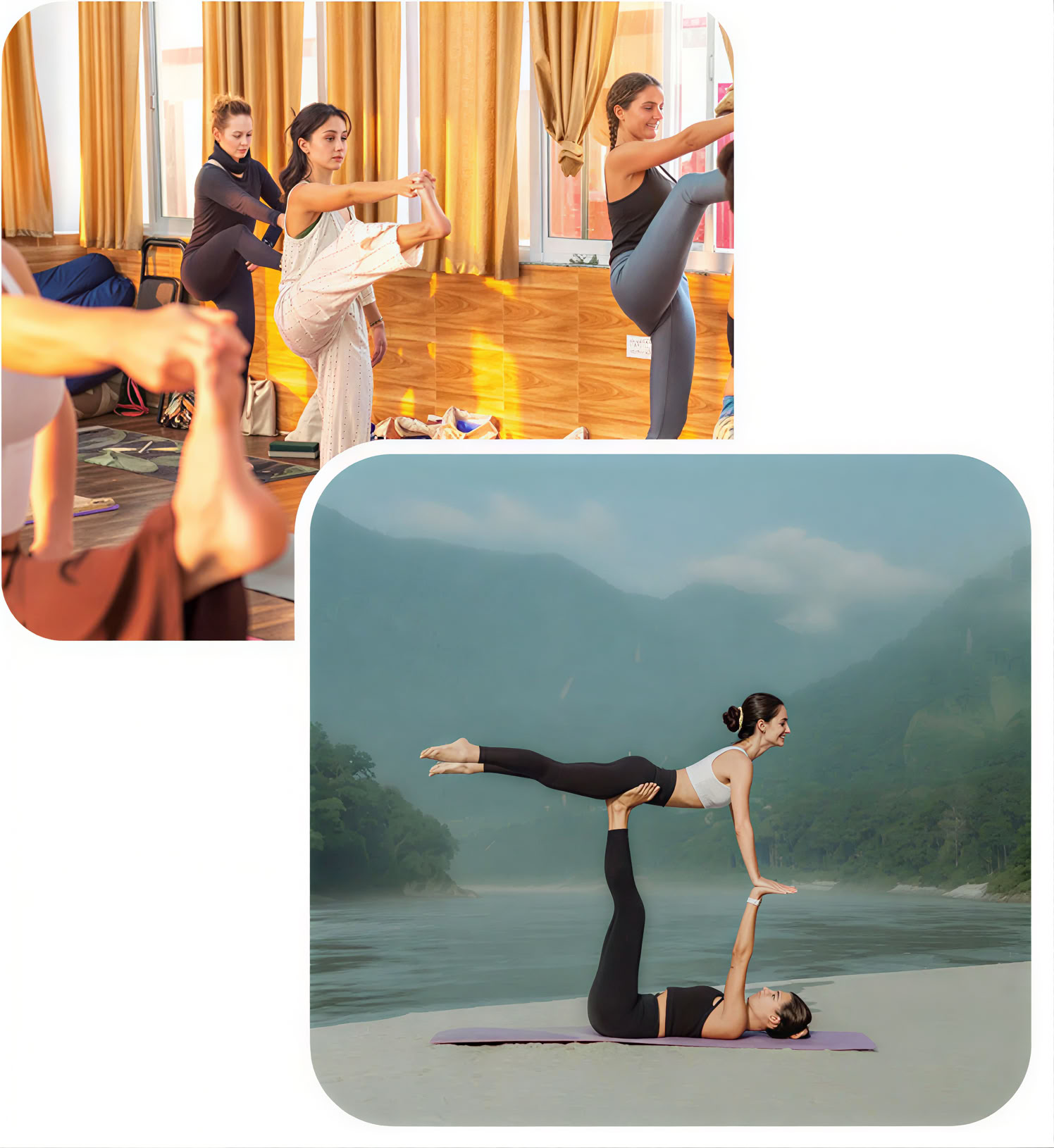 100-timmars yogalärarutbildning i Rishikesh