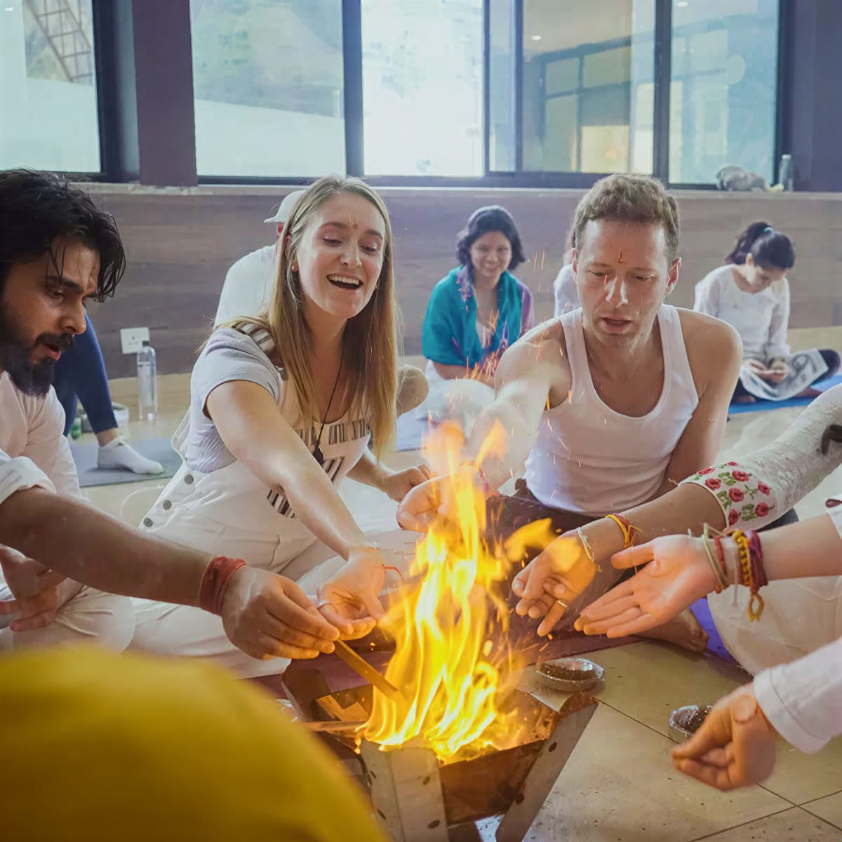 200-timmars yogalärarutbildning i Rishikesh