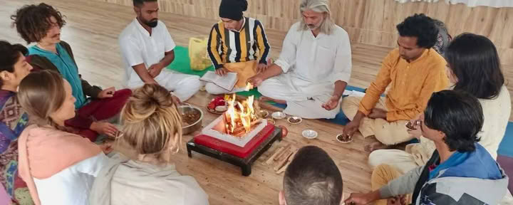 Yoga-retreat i Rishikesh, Indien