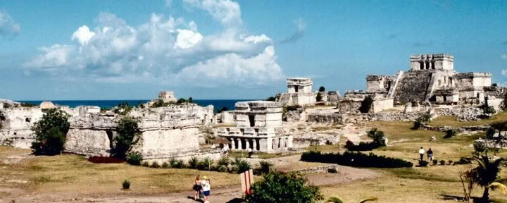 Korallrev och klippor på Isla Mujeres