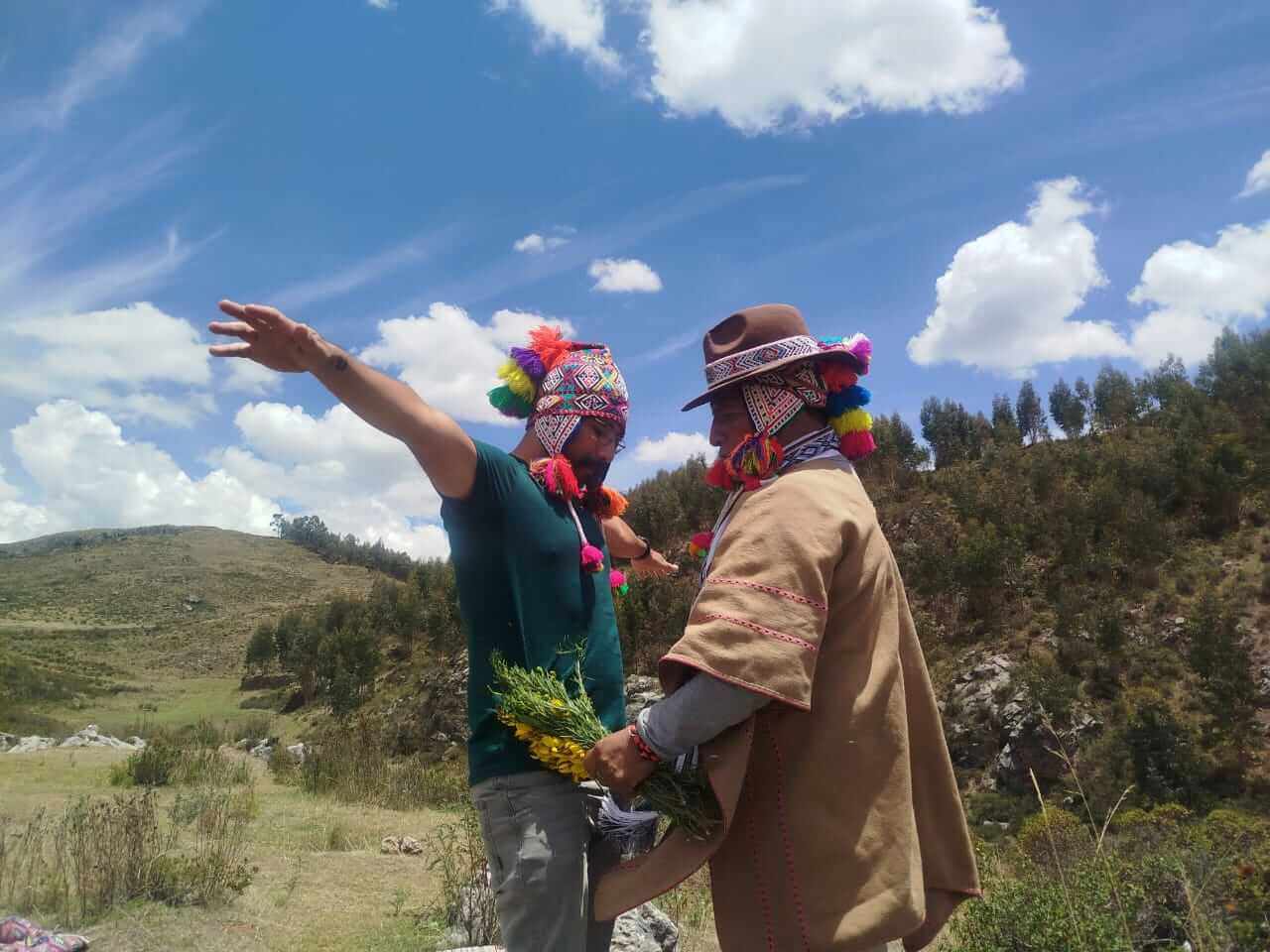 Ceremoni för jordens ande ”Pachamama”