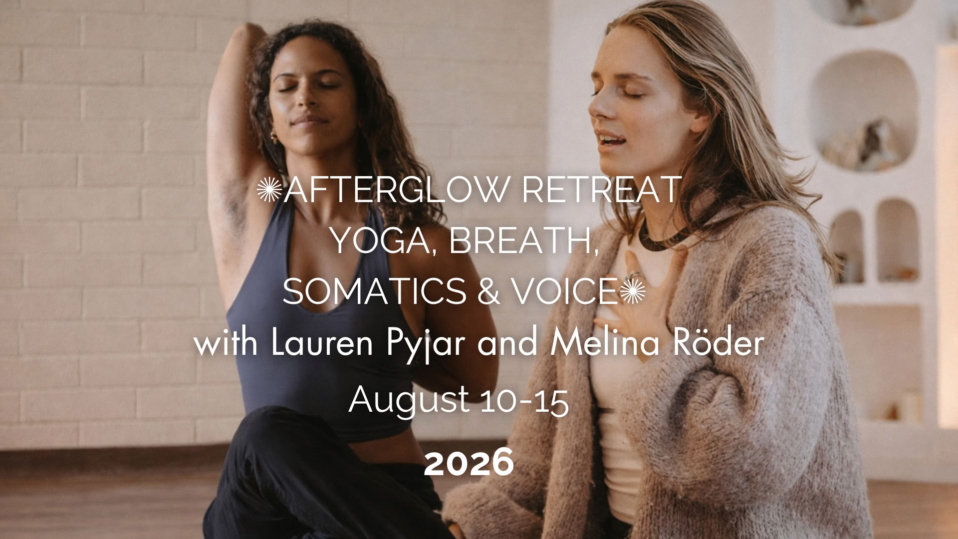 Efterglödsretreat: Yoga, andning, somatik och röst