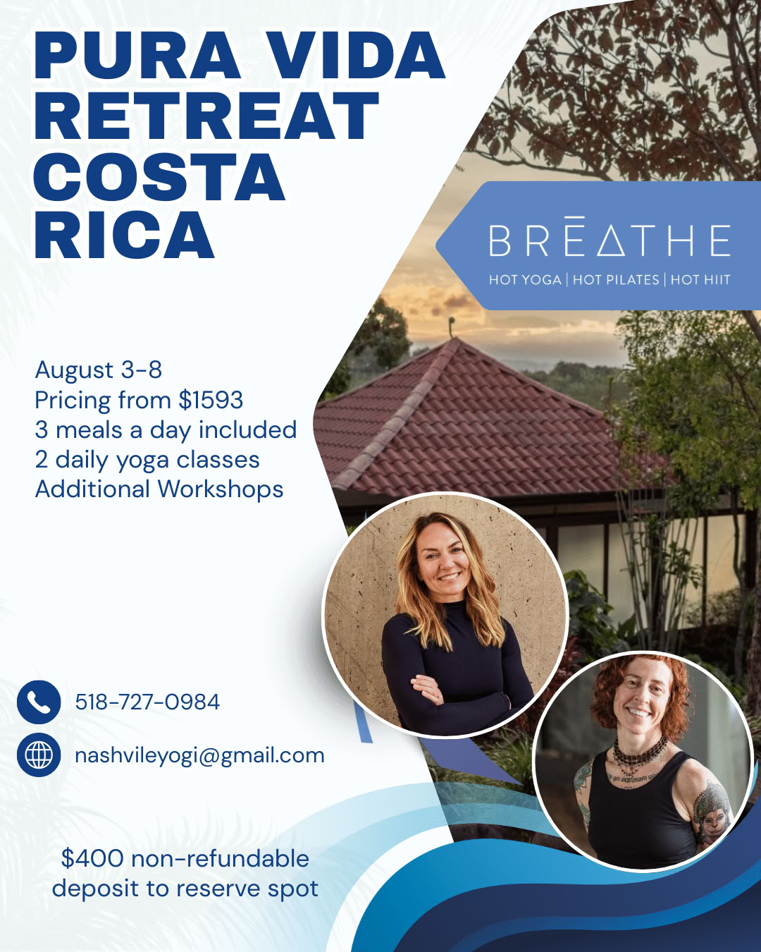 Yoga- och pilatesretreat med Xhale