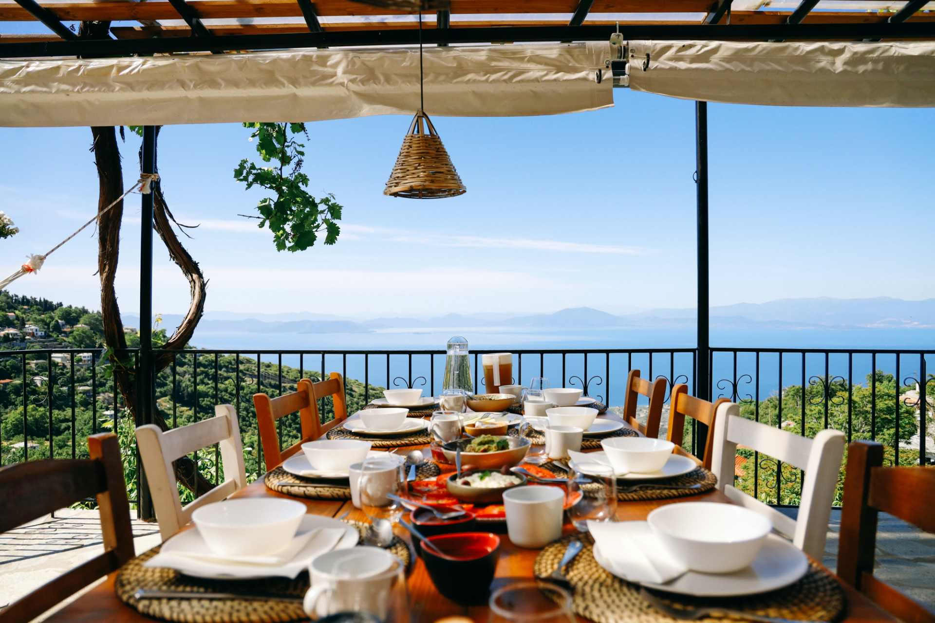 Retreat i bergen och vid havet i Pelion