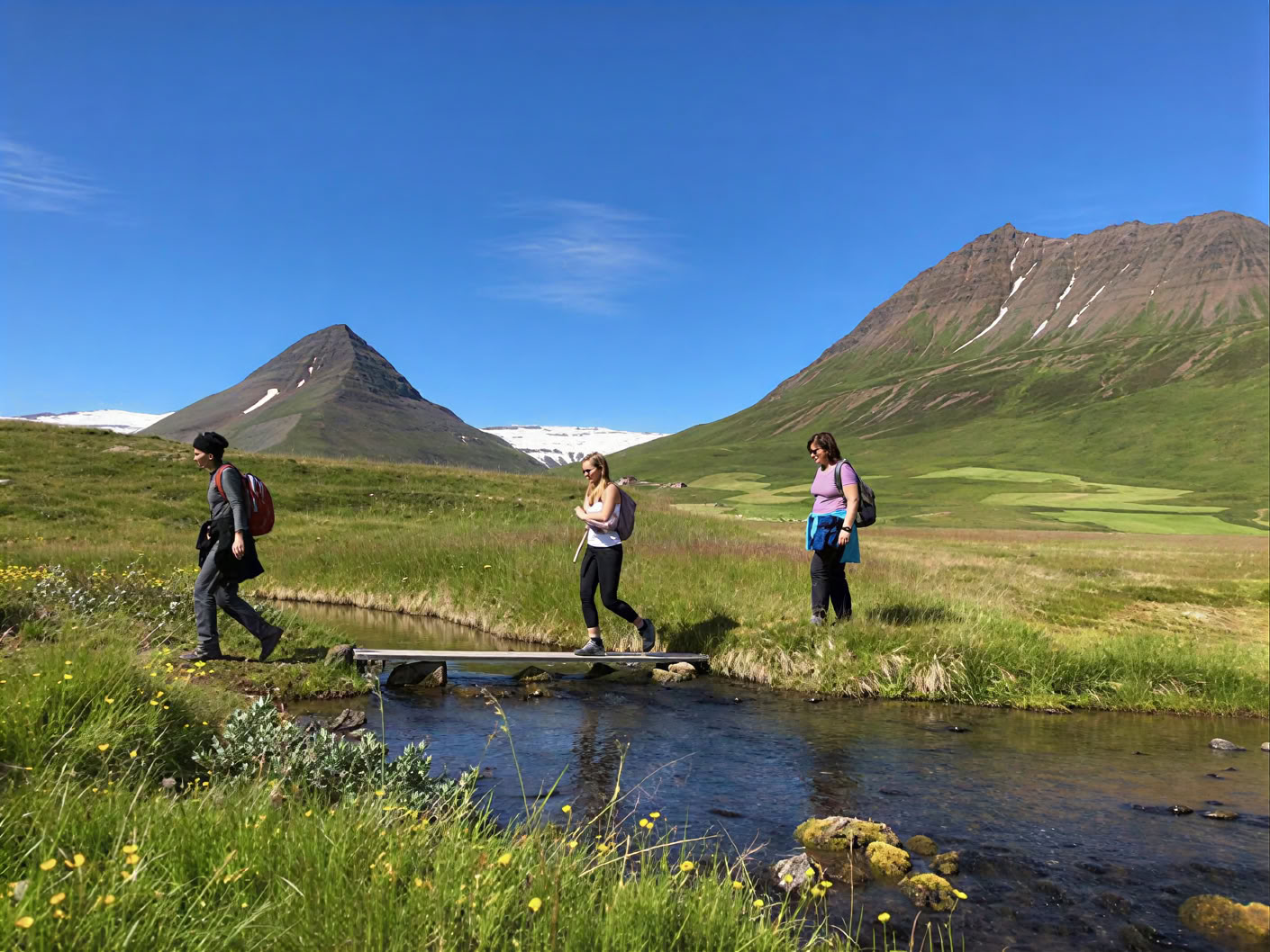 Yoga- och vandringsretreat under midnattssolen på Island – datum 2026