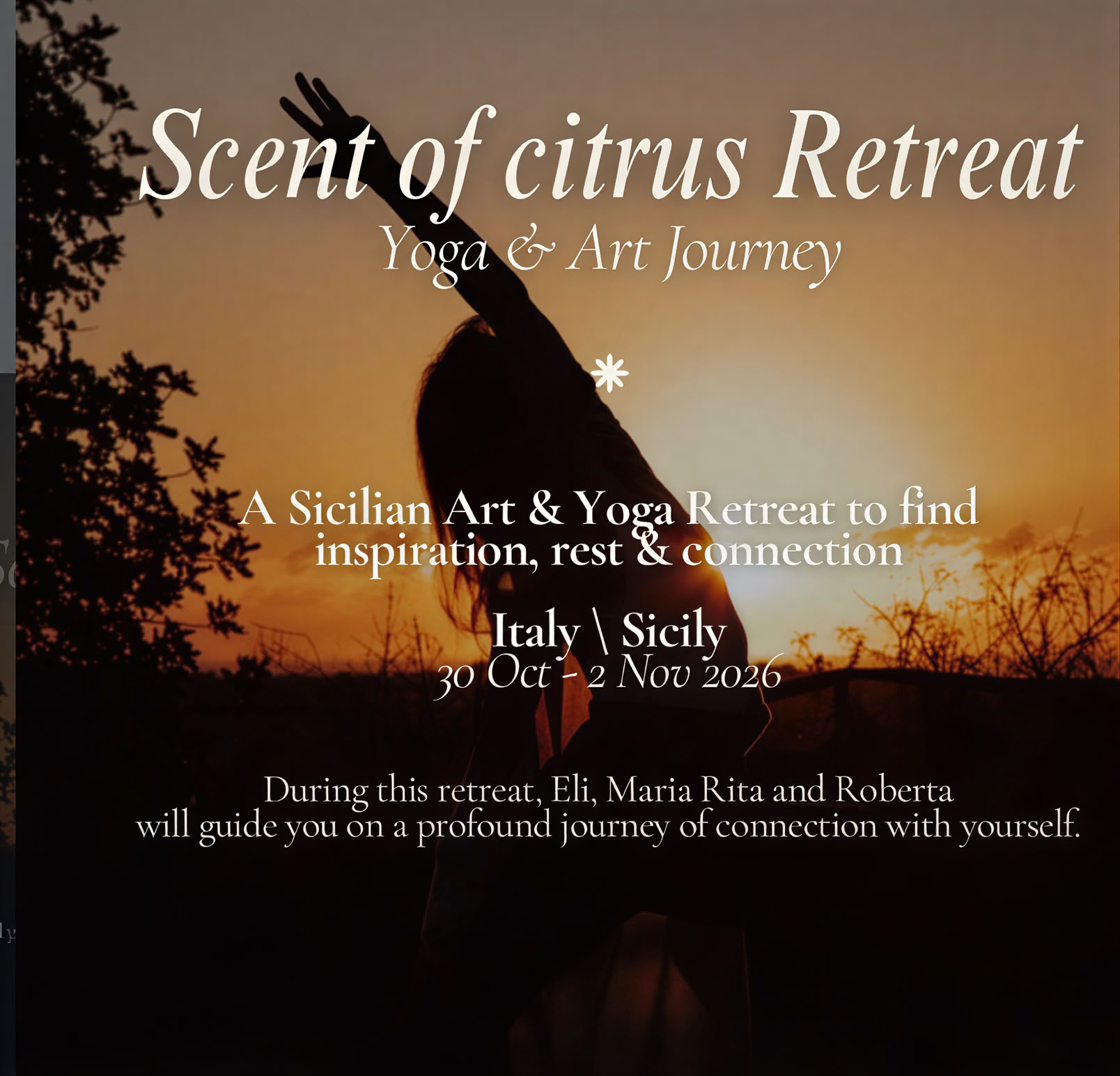 Citrusdoft-retreat – yoga och konst-resa