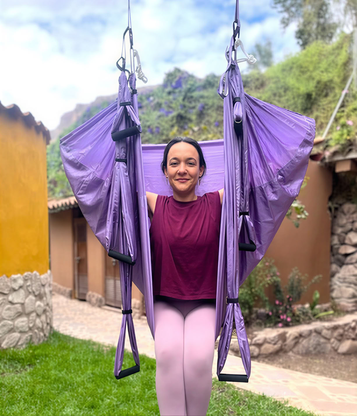 Aerialyoga intensivutbildning på Willka Tika!