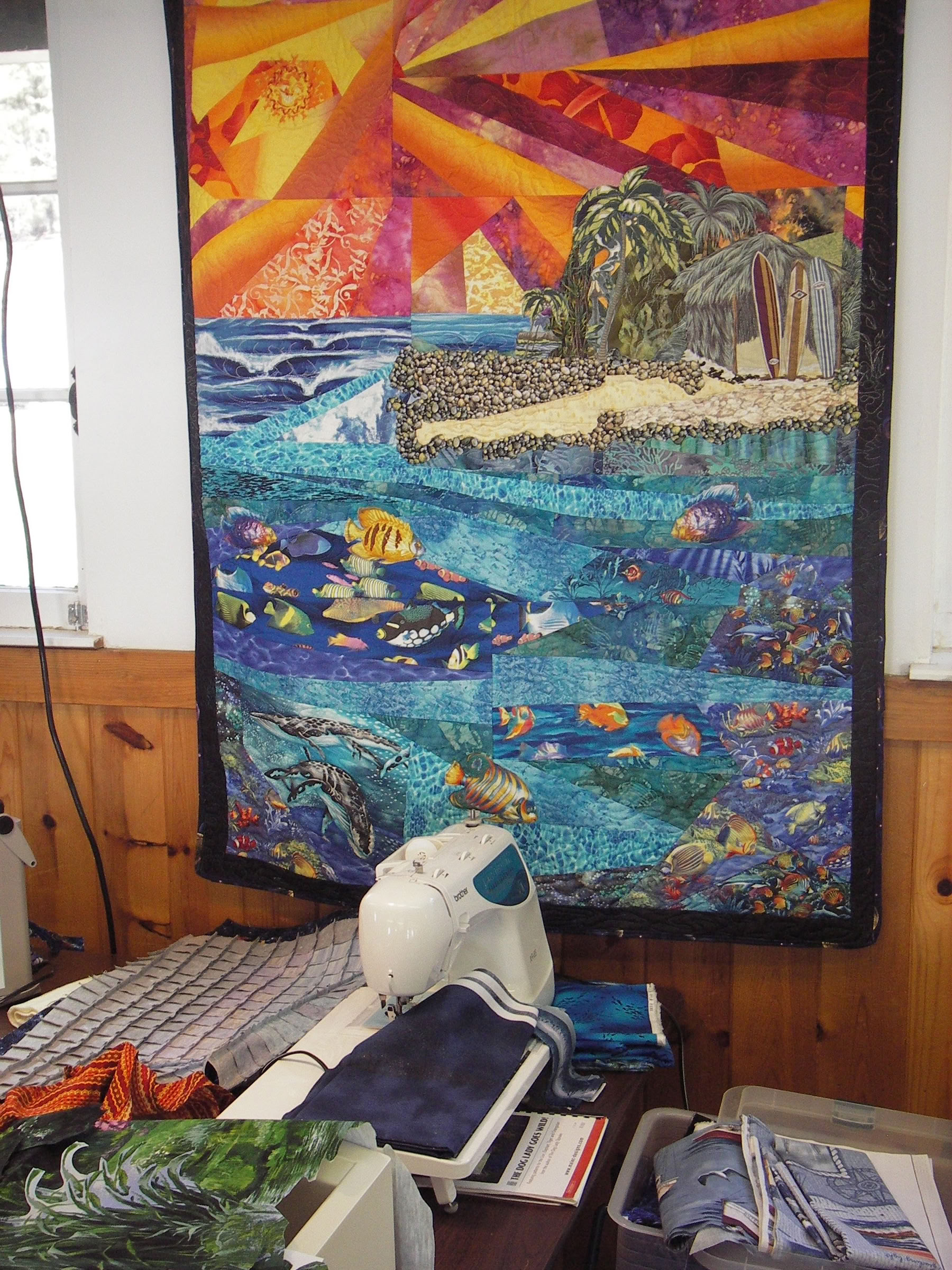 Cambria quiltretreat med Rob Appell — Camp Ocean Pines