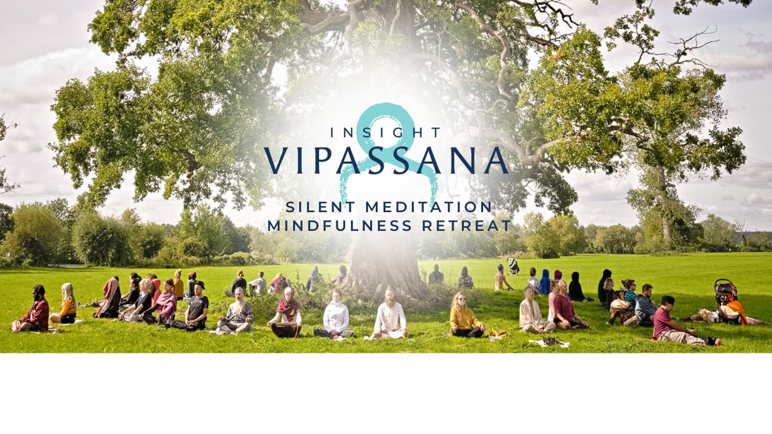 Insiktsvipassana tysta meditationsretreater