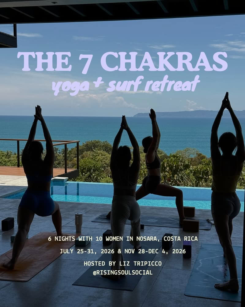 Retreat för yoga och surf vid de sju chakrana