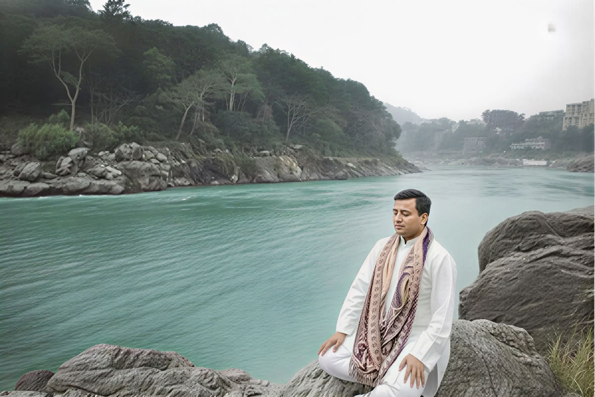 Arrangör av vedisk hinduiskt bröllopsceremoni i Rishikesh