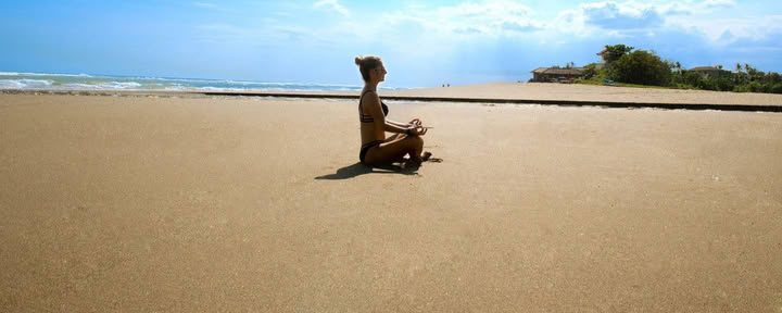 Meditation på Bali