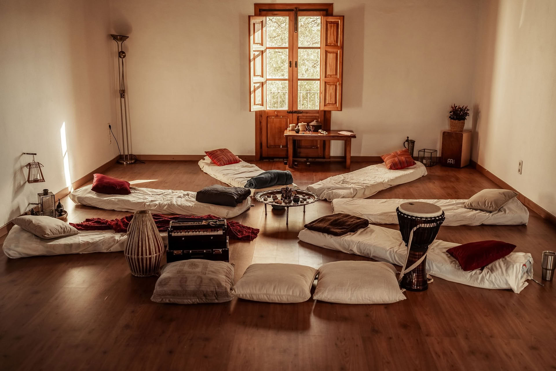 Andningsövningar, meditation och mikrodosering – dagsretreat