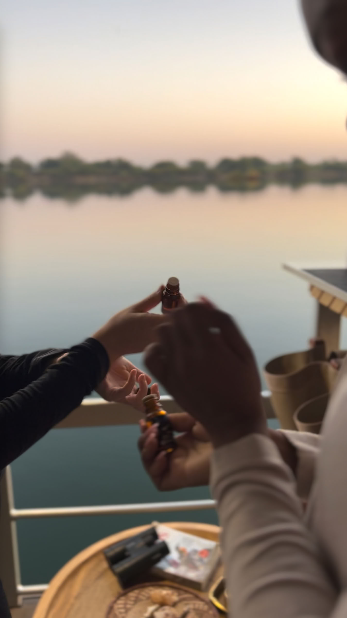 Yoga vid Zambezi