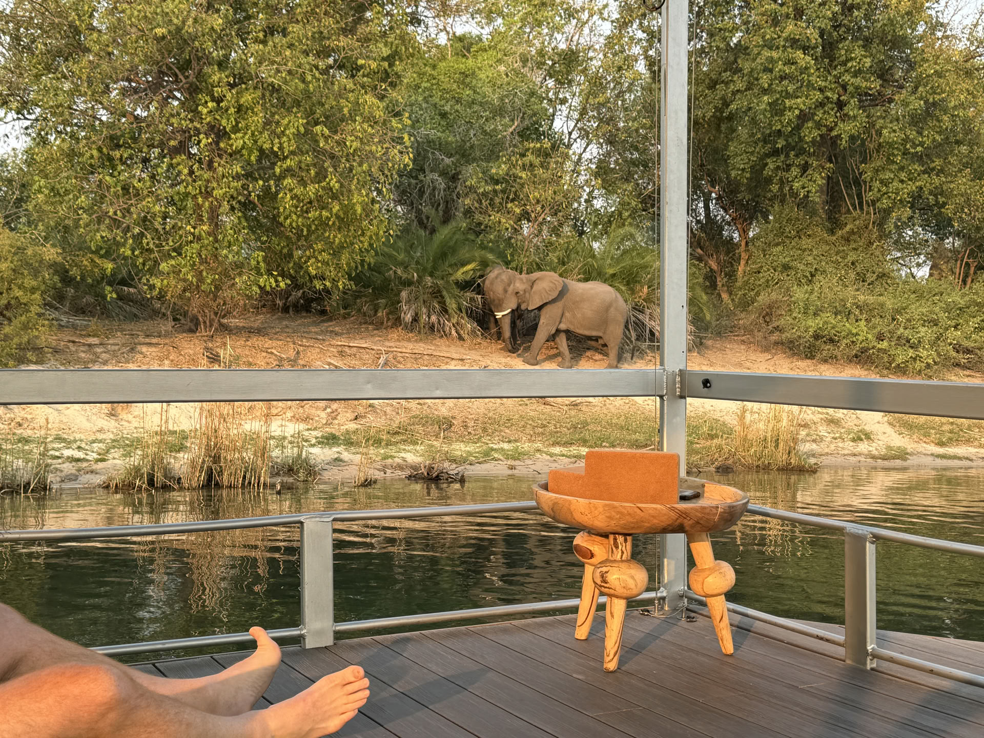Yoga vid Zambezi