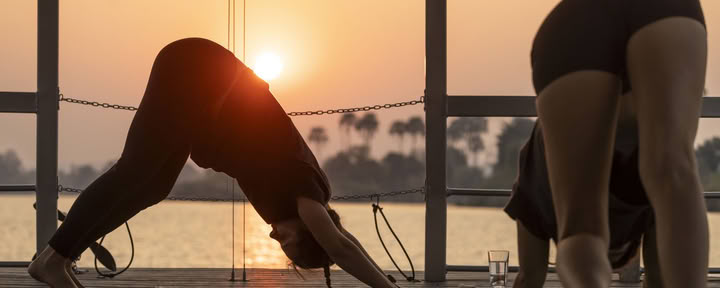 Yoga vid Zambezi