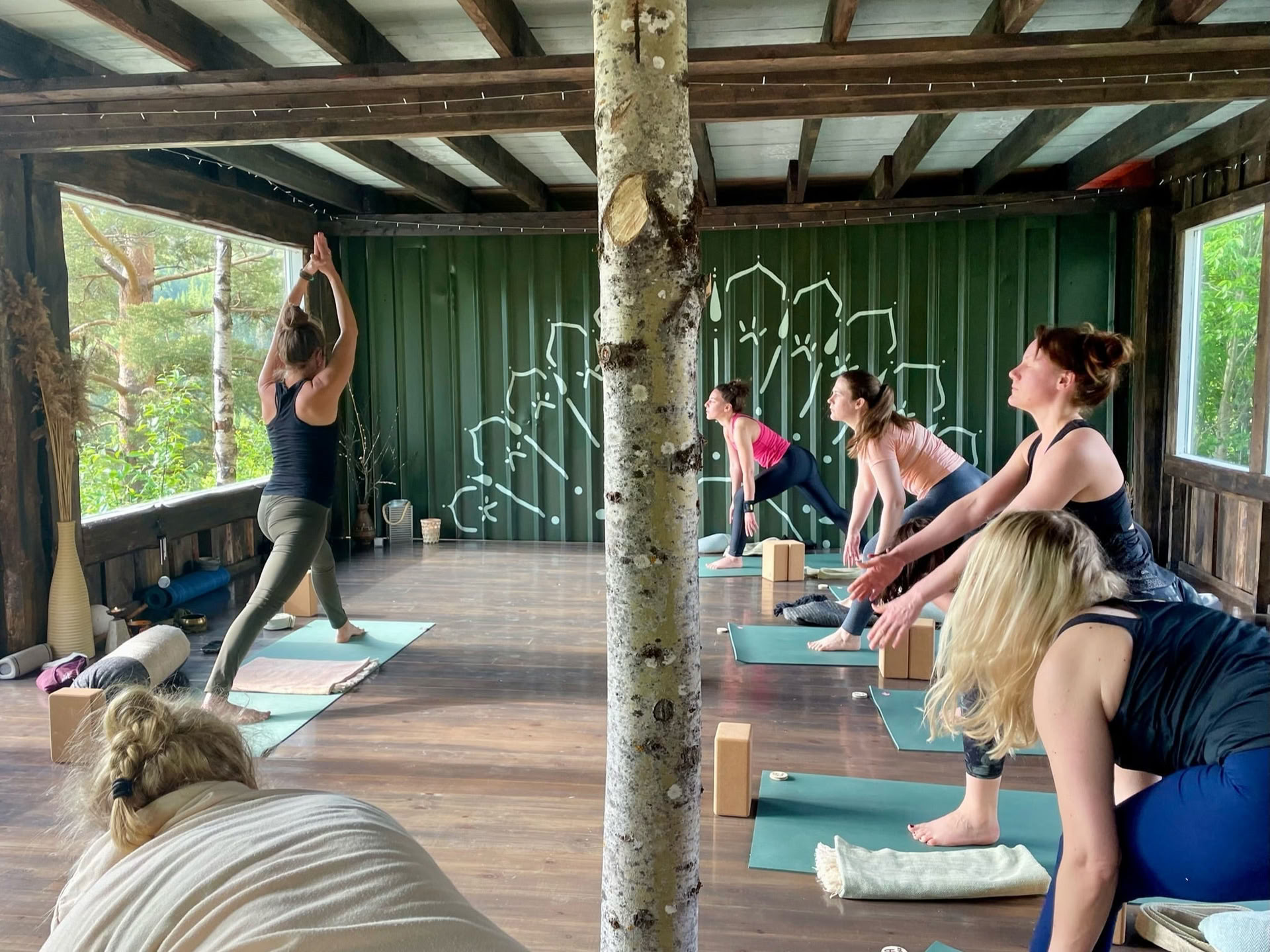 Koppla bort, slappna av och fördjupa dig i naturen yogaretreat