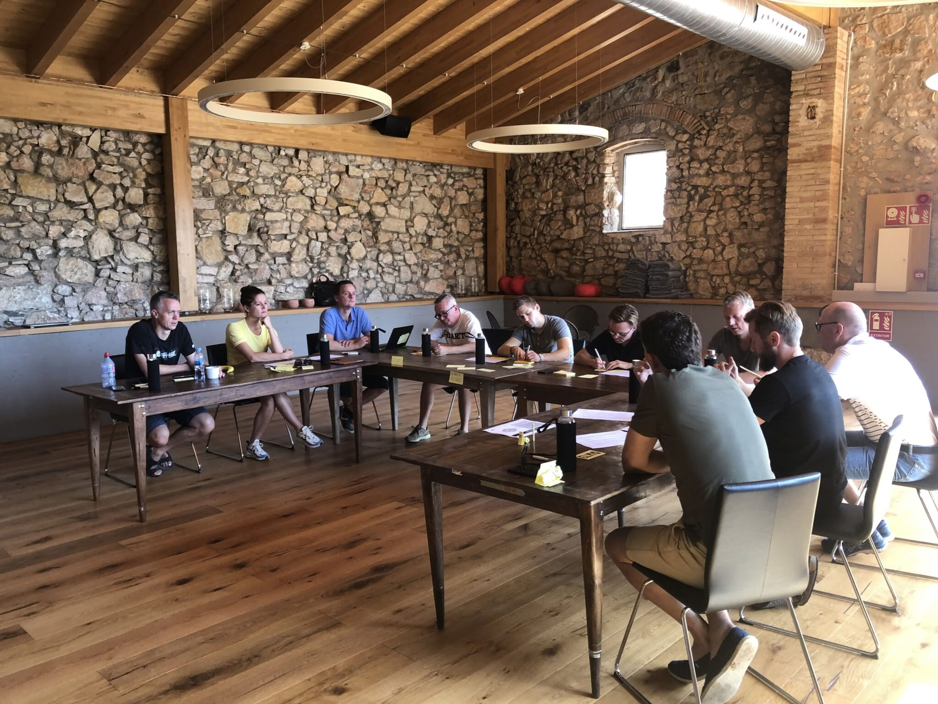 Affärsretreat: Öka teamets produktivitet och innovation på Can Vital i Barcelona