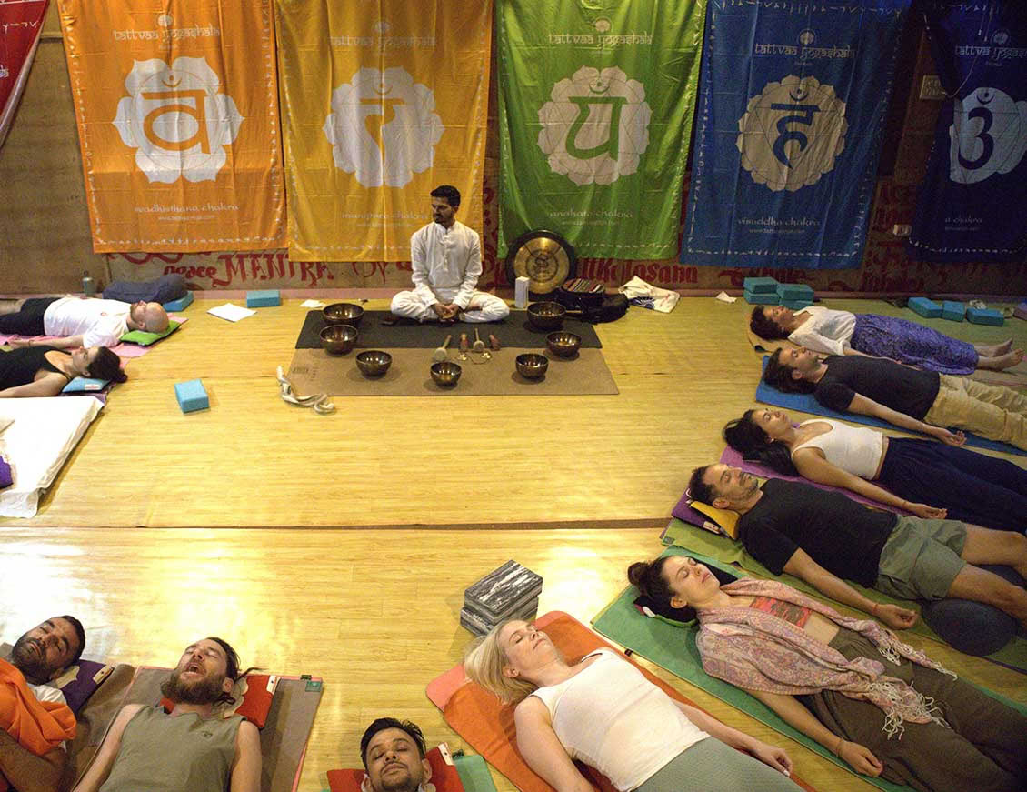 Ljudhelande yogalärarutbildning i Rishikesh