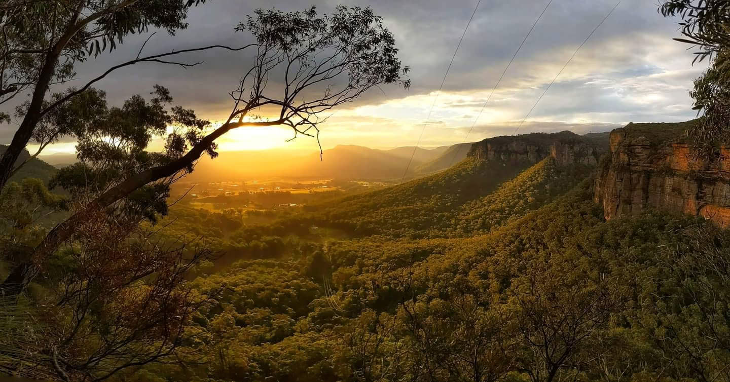 Yoga, klättring och japanska i Blue Mountains