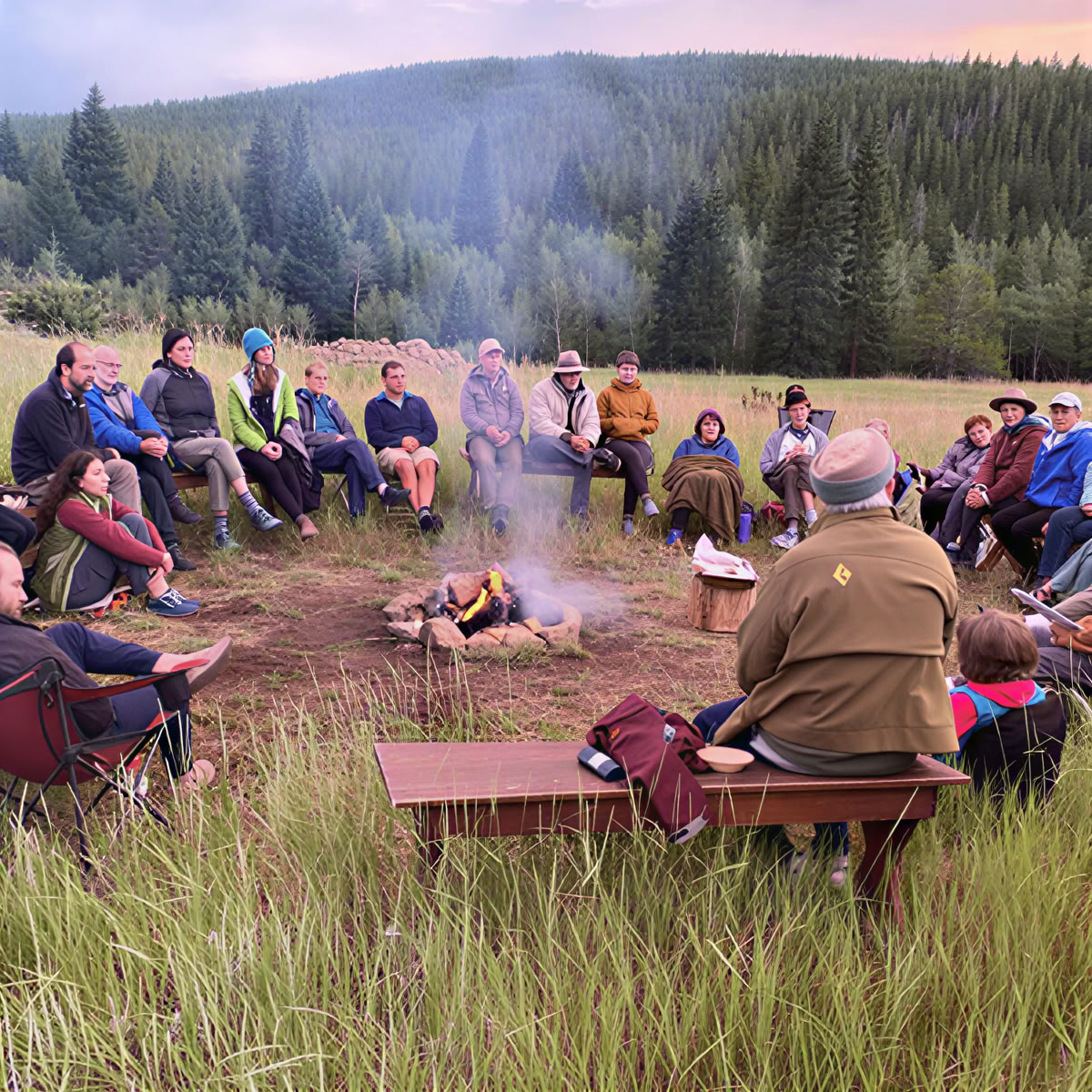 Den stora stillheten: mindfulness och icke-dualitet i naturen