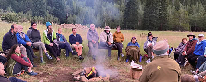 Den stora stillheten: mindfulness och icke-dualitet i naturen