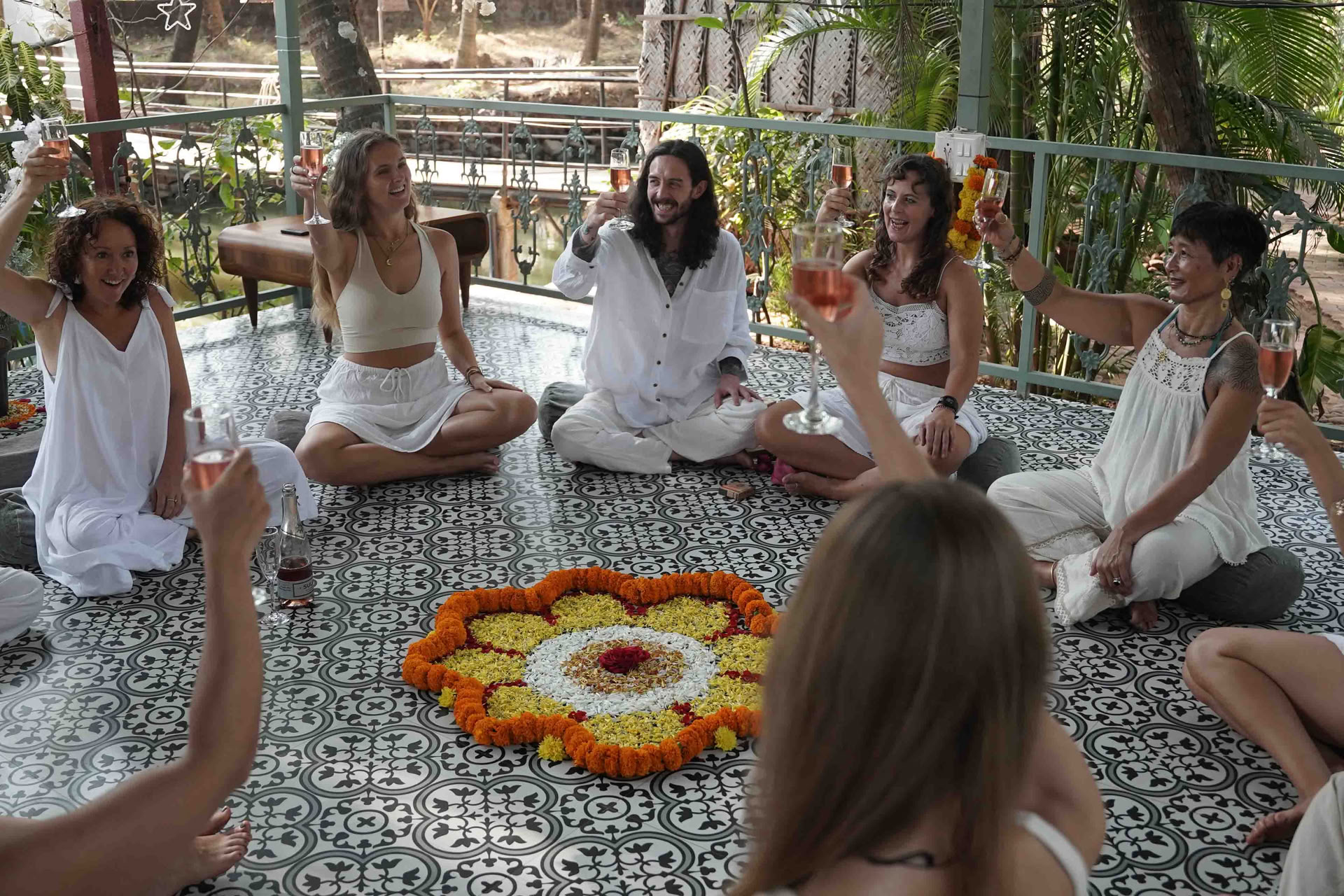 200-timmars yogalärarutbildning i Goa, Indien