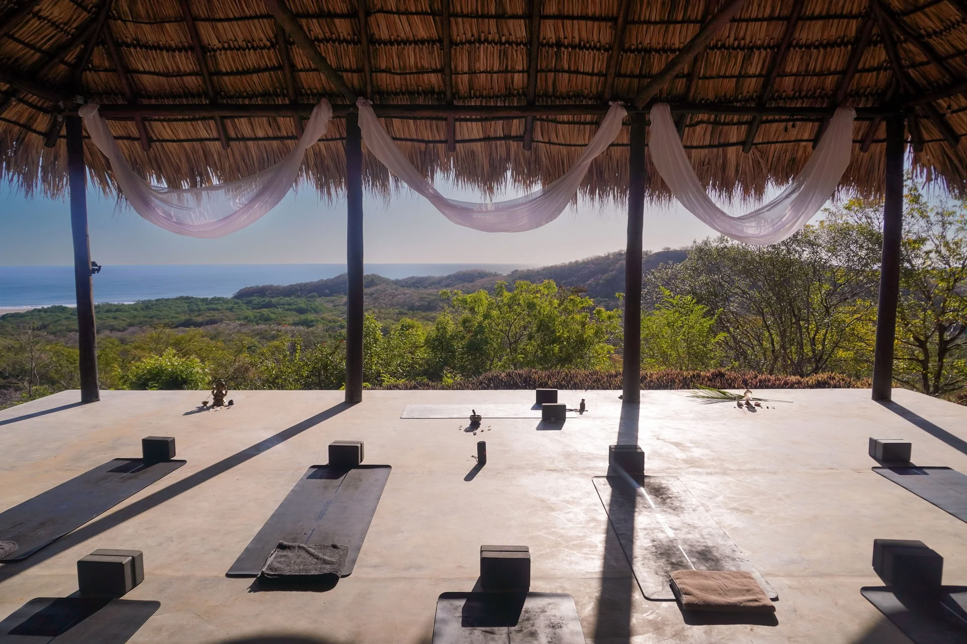 Yogaklass i Popoyo, Nicaragua