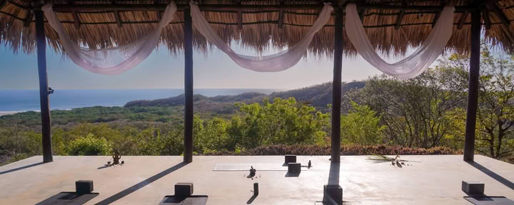 Yogaklass i Popoyo, Nicaragua