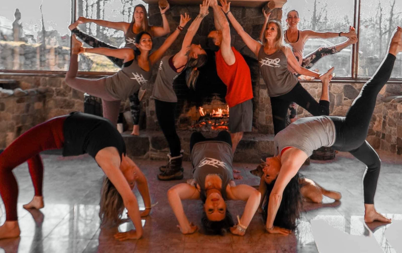 Het yin-yasa-yogaretreat på vintern