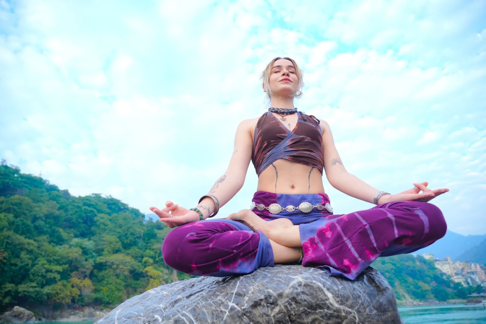 14-dagars yoga-retreat i Rishikesh, Indien