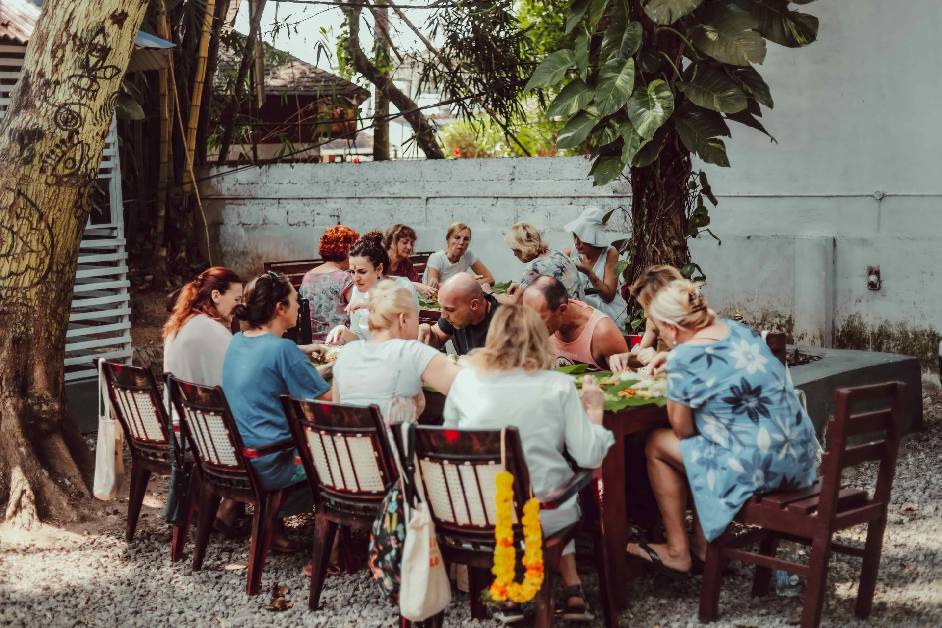 Ljudhealingkurs i Varkala, Kerala