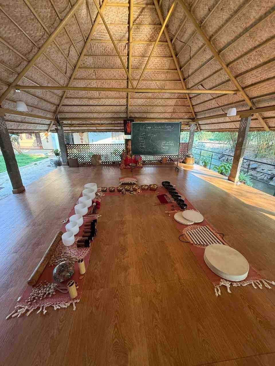 Ljudhelande meditationskurs i Mysore
